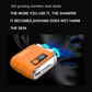 🔥Mini-barbeador elétrico portátil para homem – Compacto e recarregável – Utilização a seco ou molhado, perfeito para viagens ou para levar no saco de ginástica – barbear rápido e suave ✨🧳