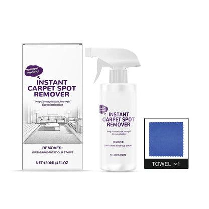 🥳PROMOÇÃO DE 2026🥳💞Mais de 50 mil unidades vendidas!☕️🧼 50% DE DESCONTO! Potente removedor de manchas para alcatifas – Sem vapores agressivos, hipoalergénico. Fórmula de secagem rápida. Pulverize, espere, limpe – e pronto. Deixa a alcatifa como nova. 🏡💚