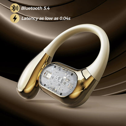 Audífonos Inalámbricos con Traducción por IA y Bluetooth 5.4 OWS(Compatibles con iOS y Android)