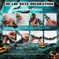 📢 📢 Desconto de 50 % no último dia🦇Decoração de Halloween: aplique de parede LED 3D em forma de morcego