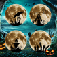 📢 📢 Desconto de 50 % no último dia🦇Decoração de Halloween: aplique de parede LED 3D em forma de morcego