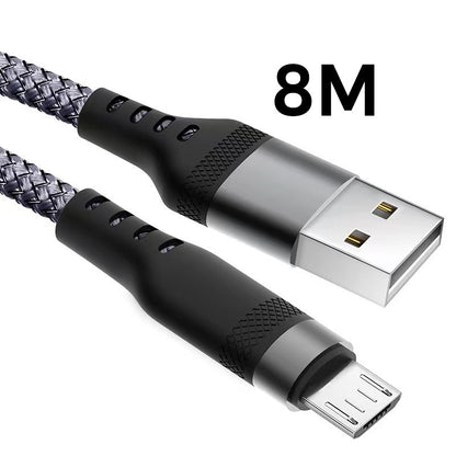 Cable de carga rápida prolongado y duradero