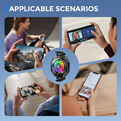 Enfriador magnético de clip para teléfono con chip semiconductor de refrigeración