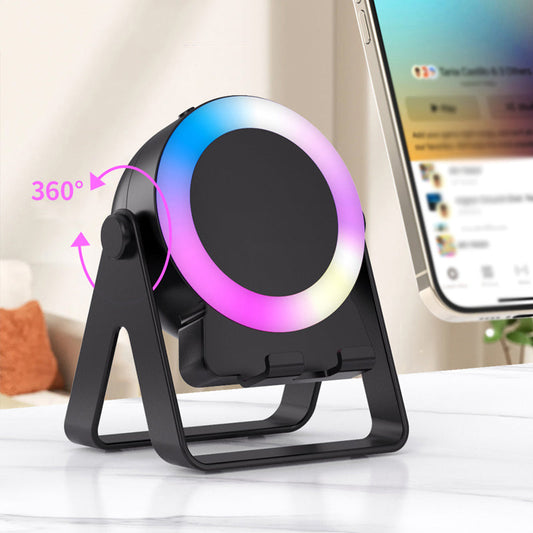 📱 🔊 2025 Nuevo soporte multifuncional 4 en 1 para teléfono móvil con altavoz Bluetooth