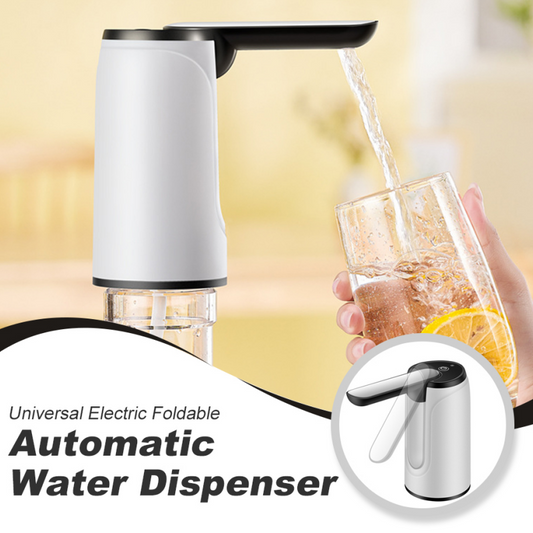 🚿🔧🌀Dispensador elétrico universal, dobrável e automático, com rotação de 360° e jato duplo para uma limpeza eficiente da cozinha