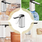 🚿🔧🌀Dispensador elétrico universal, dobrável e automático, com rotação de 360° e jato duplo para uma limpeza eficiente da cozinha