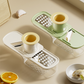 🥔 Mandolina 3‑em‑1 com recipiente coletor – lâminas afiadas para cortes perfeitos de legumes, compacta e lavável na máquina de lavar louça 🥒📦