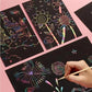 🔥Grande promoção de Natal🌈✍️Papel mágico para raspar arco-íris