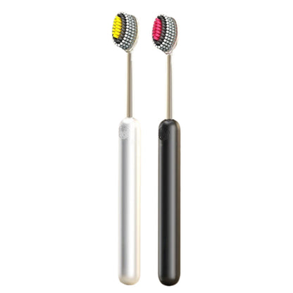 😍 Escovas de dentes ultra‑macias para adultos com cerdas de três camadas para uma higiene oral completa