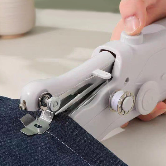 🧵Mini-máquina de costura elétrica – Leve, portátil e fácil de usar!✨