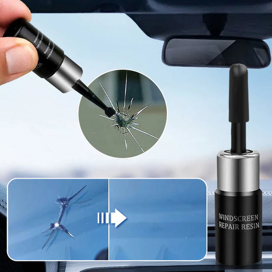 🔧💎 Kit de reparação de fissuras no vidro – Repare pequenas fissuras e lascas, recupere a transparência e a resistência; ideal para pára-brisas e vidros domésticos 🚗🏠