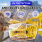 👓 50% DE DESCONTO AGORA! 💙 Óculos com filtro de luz azul – Reduzem o cansaço visual, têm armações elegantes e são leves para usar o dia todo 🖥️✨