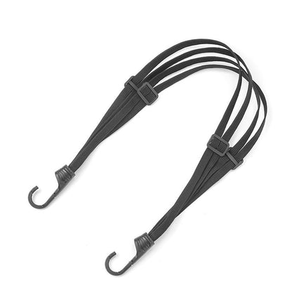 🏍️ Corda universal para fixar bagagem no capacete de motocicleta com 2 ganchos 🔒