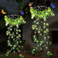 🍃💡Candeeiro solar em forma de cesto suspenso com vegetação artificial – LED branco quente à prova de água🔥