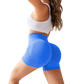 🥳PROMOÇÃO QUENTE DE 2026🥳Shorts de fitness sem costura na cor pêssego – Cintura alta com efeito modelador da barriga e efeito lifting no bumbum. Respiráveis e resistentes a agachamentos. Perfeitos para ioga ou uso diário. 🧘‍♀️✨