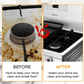 🍳 50% DE DESCONTO! 🧽 Tapetes reutilizáveis para proteger o fogão – resistentes ao calor, fáceis de limpar e antiderrapantes – perfeitos para fogões a gás e para uma cozinha limpa ✨