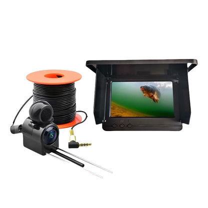 💥Desconto de 50% no último dia📸💧Sonar de pesca subaquático com ecrã 🔥 Câmara de visualização de alta definição .Visão noturna para pesca no mar e no gelo