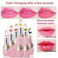 Batom de Geléia Transparente com Flor que Muda de Cor