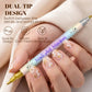 💅✨ Stylo nail art 2-en-1 – Pointe double pour lignes fines et détails, créez des motifs nets et professionnels à la maison ou en voyage, sans effort et sans bavure 🎨🖊️