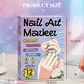💅✨ Stylo nail art 2-en-1 – Pointe double pour lignes fines et détails, créez des motifs nets et professionnels à la maison ou en voyage, sans effort et sans bavure 🎨🖊️