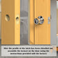 🛠️ DESCONTO DE 50% POR TEMPO LIMITADO! 🚪 Ferramenta profissional para instalação de trancas de porta – Guia de encaixe preciso, ABS resistente, ajustável 🔨