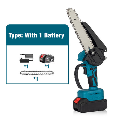 🔥Limited-Time Promotion: 50% OFF🔥 6-inch Cordless Mini Chainsaw with 2 Batteries