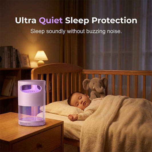 🦟 50% DE DESCONTO! Lâmpada UV para matar mosquitos – silenciosa, com ligação USB, sem produtos químicos. Mais de 50 mil unidades vendidas! 🔇🌙
