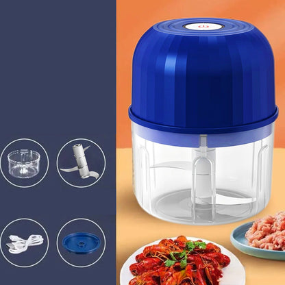 ⚡🔪🥩🧅Mini Picadora Elétrica de Alimentos Eficiente e Sem Fios