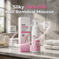 Mousse de depilação suave e sedosa