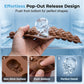 Conjunto de moldes de silicone para caveiras com conta-gotas
