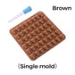 Conjunto de moldes de silicone para caveiras com conta-gotas