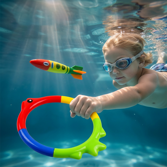 Set de brinquedos submarinos de natação e mergulho para crianças