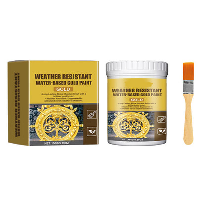 Tinta de ouro à base de água resistente ao tempo