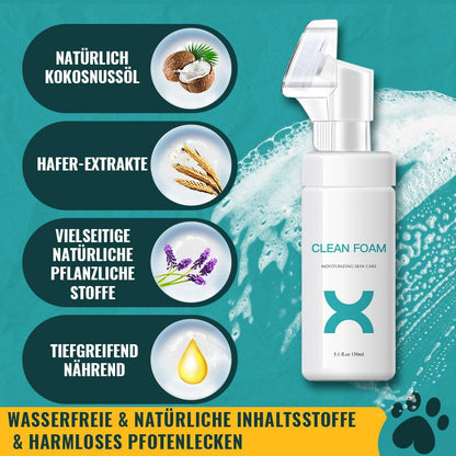 🐾🧼 Espuma de limpeza para patas de animais de estimação 🐶🐱