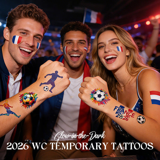 Tatuagens Temporárias do Mundial de 2026 que Brilham no Escuro