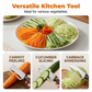 Peeler de aço inoxidável multifuncional