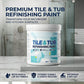 Kit de pintura de refinamento de azulejos e banheiras premium