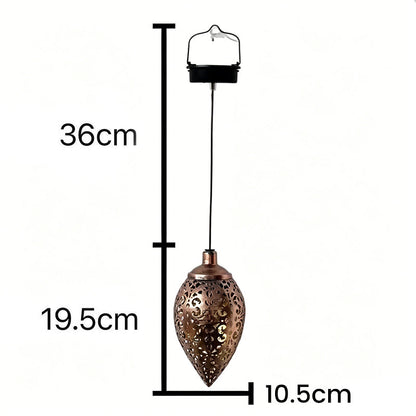 🌹🔥Lanterna lágrima alimentada solar para decoração de jardim