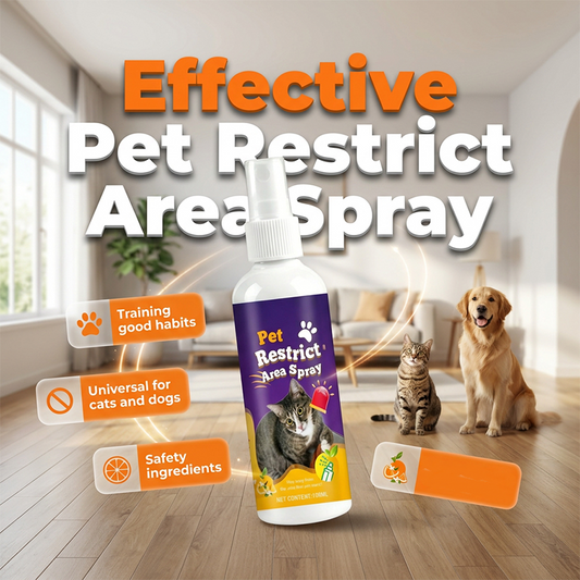 🔥Spray de área restrita para animais de estimação - repelente natural para gatos e cães