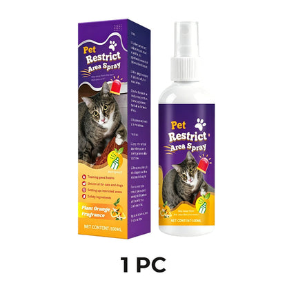 🔥Spray de área restrita para animais de estimação - repelente natural para gatos e cães
