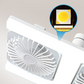 🌀💡Ventilador de teto com luz LED 2 em 1 – Duplo arrefecimento, ultra brilhante, instalação sem ferramentas
