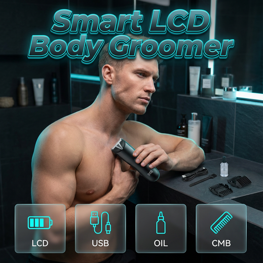 Trimmer de cabelo do corpo elétrico para homens