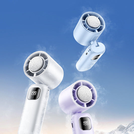 ⏳ Oferta por tempo limitado: 56% de desconto 💥 Ventilador portátil e recarregável de mão