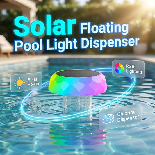 🔥Luz de piscina flutuante RGB controlada remotamente💡