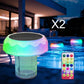 🔥Luz de piscina flutuante RGB controlada remotamente💡
