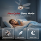 🎁  Venda quente 49% OFF 🔥 Ventilador de teto 3-em-1 com luz e alto-falante Bluetooth
