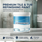 🎨 50% DE DESCONTO – Kit de Pintura para Azulejos e Banheiras | Renova superfícies, fácil aplicação & acabamento durável