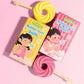 🍭 Bomba de banho de Lollipop fofo reutilizável 🧼 Bola de banho de bolha colorida para tempo de banho divertido 🛁