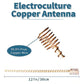 🔥 50% DE DESCONTO – Antena de cobre para eletrocultura | Estimula o crescimento das plantas com um único fio