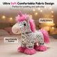 ☁️🦄🌈Kit de unicórnio de pelúcia para colorir DIY